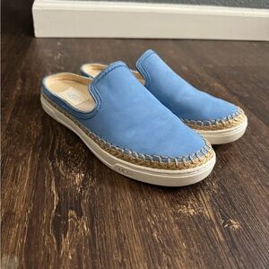 Blue UGG slip-on mules size 7.5